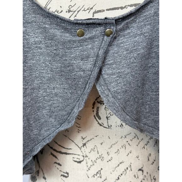 Free People Stevie Split Back Tank Gray XS - Picture 14 of 16